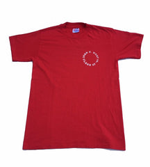 Vintage 94 John H West high school graduation class USA red single stitch souvenir t shirt size medi