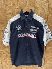 Vintage BMW Williams F1 Team Racing Shirt Men's M Navy White