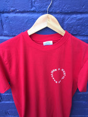 Vintage 94 John H West high school graduation class USA red single stitch souvenir t shirt size medi