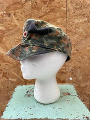German Military Camo Field Cap Hat "Feldmütze" Size 57 2002