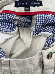 Vintage Y2K Tommy Hilfiger Men's Light Beige Chino Pants Size 32/34