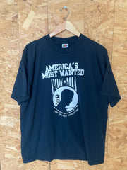 Vintage 90s MIA Pow missing in action prisoners of war memorial post 145 Douglasville USA black souv