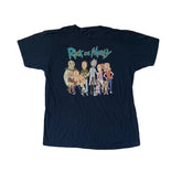 Vintage Y2K Rick and Morty navy blue adult swim t-shirt size large