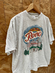 Vintage Single Stitch Delta XL T-Shirt Reno Nevada Souvenir Graphic Tee