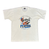 Vintage 90s Texas crawfish & crab festival single stitch t-shirt size large