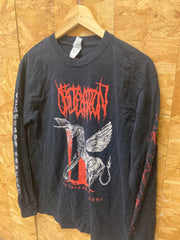 Vintage 00s rare Obliteration Cenotaph Obscure thrash metal band long sleeve T-shirt size medium
