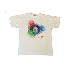Vintage 90s Japanese Olympic Team souvenir white t shirt size large