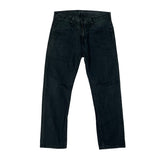 Levi's 504 Jeans Black Size 31x30 Modern Straight Fit Denim