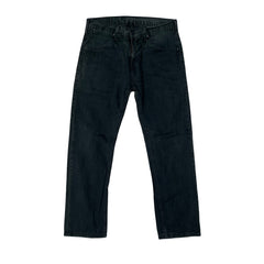 Levi's 504 Jeans Black Size 31x30 Modern Straight Fit Denim