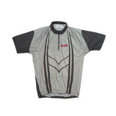 Vintage Pardal Cycling Jersey XXL Gray Short Sleeve 1/4 Zip Performance Shirt