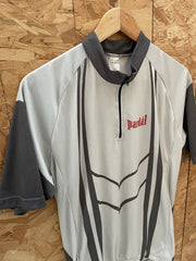 Vintage Pardal Cycling Jersey XXL Gray Short Sleeve 1/4 Zip Performance Shirt
