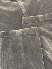 Vintage 90s dark green relaxed corduroy trousers size W39 L27