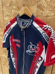 Huerzeler Cycling Jersey Team Max Hurzeler Credit Suisse Swiss Size L