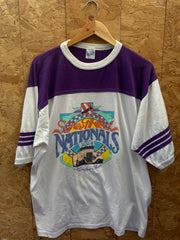 Vintage 98 Street Rod Nationals souvenir single stitch purple t-shirt size XXL