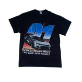 Vintage Y2K  Speed The Light 21 nascar style souvenir black t-shirt size medium