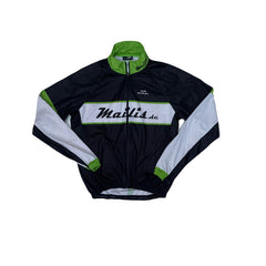 Vintage Mailis de Cycling Jacket Black Green White Full Zip Men's Size M