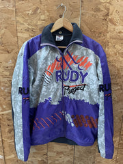 Rudy Project Men's XXL Purple Grey Camo Track Jacket
