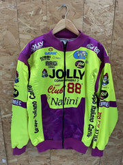 Vintage Nalini Jolly Club 88 Racing Jacket Neon Yellow L
