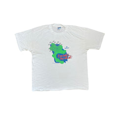 Vintage Hanes Single Stitch T-Shirt XL White "If You Build It, They Will Call!"