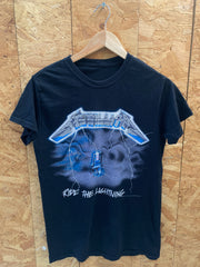 Vintage Metallica ride the lightening double side print t-shirt size small