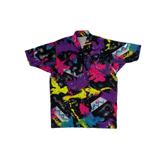 Vintage Lyrian Abstract Paint Splatter Cycle Jersey Men's M Retro