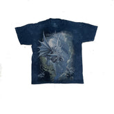 Vintage The Mountain "Age of Dragons" T-Shirt Size S Blue Graphic Tee