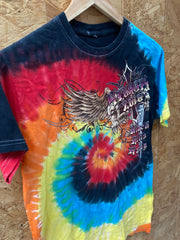 Vintage Sturgis Black Hills biker rally tie-dye swirl t-shirt size small