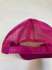 Vintage 90s Maui Wave Riders Hawaii pink snap back trucker cap new old stock