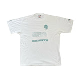 Vintage Single Stitch T-Shirt XL White "Service will soar in '94" Graphic Tee