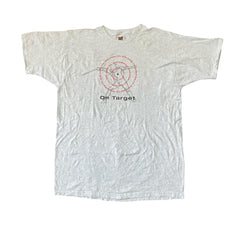 Vintage 90s Texas Fencing On Target souvenir grey single stitch t-shirt size XL