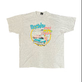 Vintage 90s Rocking around the 50s hot rod single stitch grey t-shirt size XXL