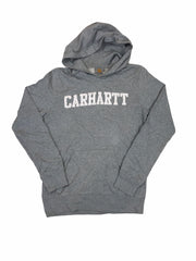 Vintage Y2K Carharrt grey marl spellout hoody oversized XS