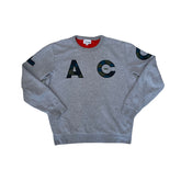 Vintage Y2K Lacoste Sport Crewneck Sweatshirt Men's Grey Camo Logo Size L