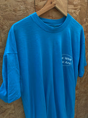 Vintage 95 blue Be Who You Are quirky single stitch souvenir t-shirt size XL