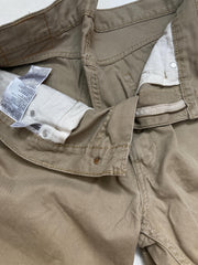 Vintage Y2K beige Levi’s 505 beige chino brushed cotton pants jeans W36” L32”