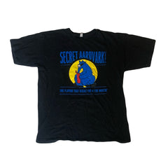 Vintage 90s Secret Ardvark trading co USA souvenir black t shirt size large