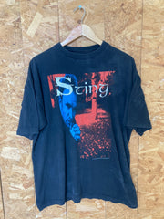 Vintage 96 Sting murcury rising tour black band tshirt size XL the police