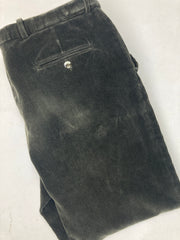 Vintage 90s dark green relaxed corduroy trousers size W39 L27