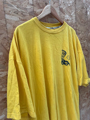 Vintage FUBU The Collection Yellow Graphic Long Sleeve T-Shirt XXXL