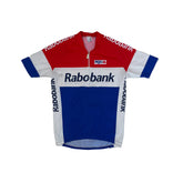 Vintage Rabobank Cycling Jersey Short Sleeve Men's Size M Red Blue White
