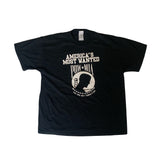 Vintage 90s MIA Pow missing in action prisoners of war memorial post 145 Douglasville USA black souv