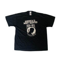 Vintage 90s MIA Pow missing in action prisoners of war memorial post 145 Douglasville USA black souv