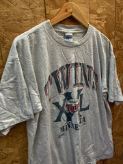 Vintage 90s Minnesota Twins baseball team single stitch grey t-shirt size XL