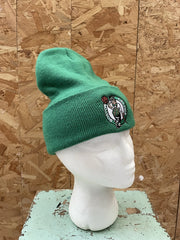 Vintage Y2K Boston Celtics NBA Knit Beanie Hat Green One Size Fits Most