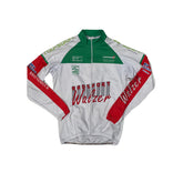 Vintage Radsport Walzer Cycling Jersey Jacket White Green Red Size S