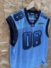 Starter 08 Jersey Men's Large Light Blue Sleeveless Athletic T-Shirt