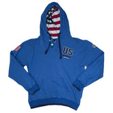 Vintage Y2K blue American flag sailing hoodie size XXL by North Sails