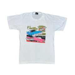 Vintage 90s Cadillac hot rod graphic souvenir single stitch t-shirt size medium
