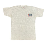 Vintage 90s The River 93.9 FM USA broadcast grey single stitch t-shirt size XL