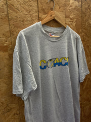 Vintage 90s grey Coach single stitch USA souvenir t-shirt size XL by Hanes
